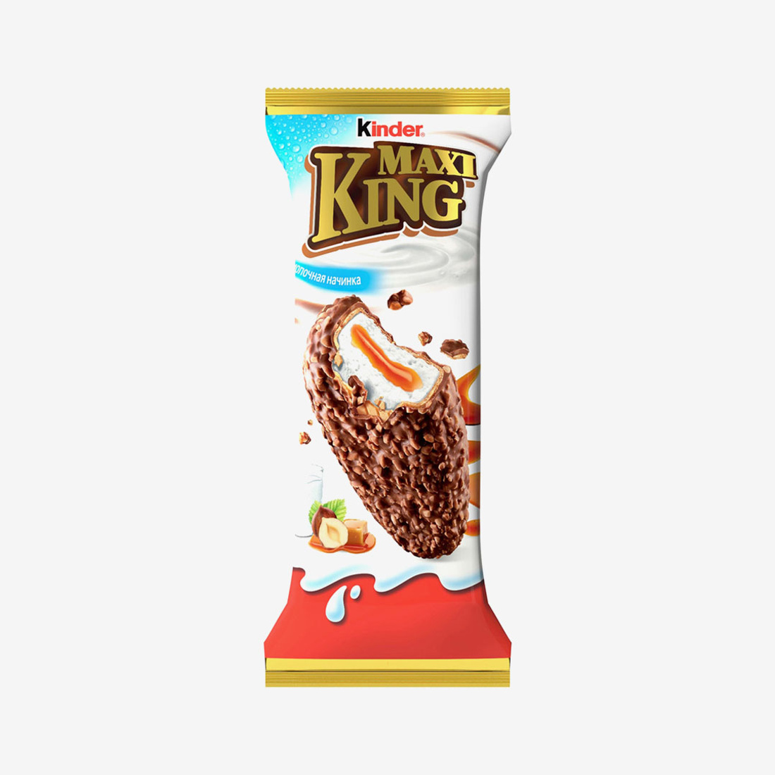 Kinder maxi king cake with caramel filling 35 g, Cheese