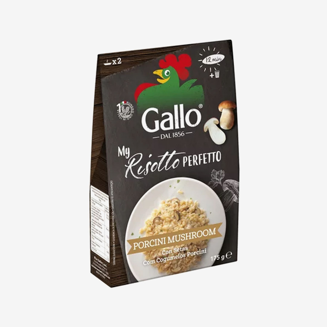 Riso Gallo Risotto Pronto mixture for risotto with mushrooms 175 g, Ready  dishes