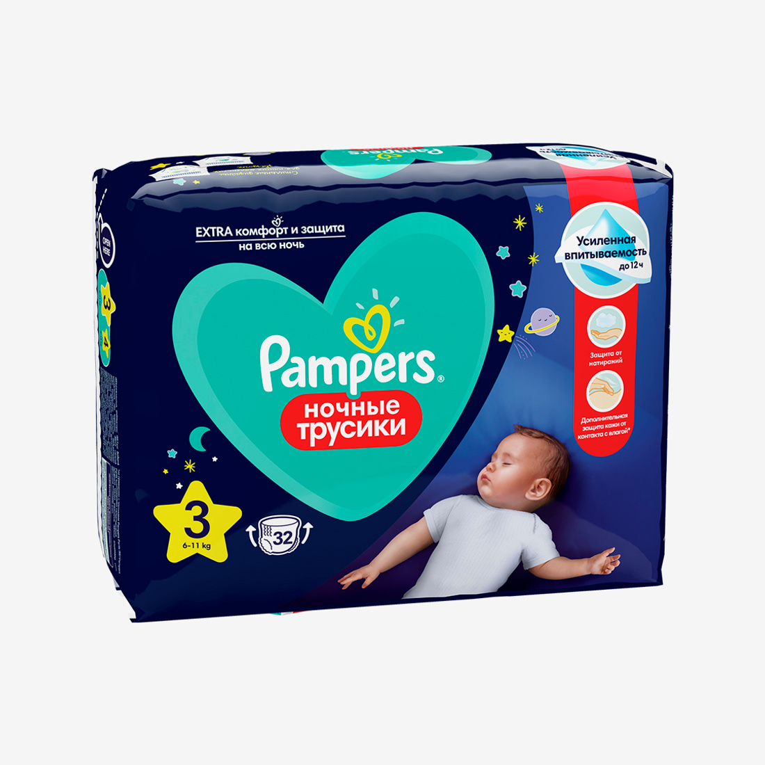 Подгузники-трусики Pampers Pants Midi-3 ночные для малышей 6-11 кг 32 шт |  Подгузники, пелёнки | Arbuz.kz