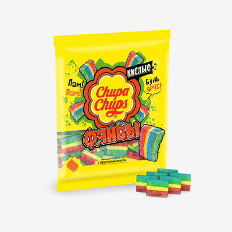 Chupa Chups Мармелад Кислые Роллсы 150г