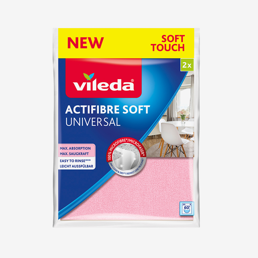 Vileda Actifibre Cloth For General Use 1Pc